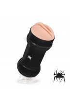Spider Realism Masturbator Intense Black masturbator z przyssawką czarny